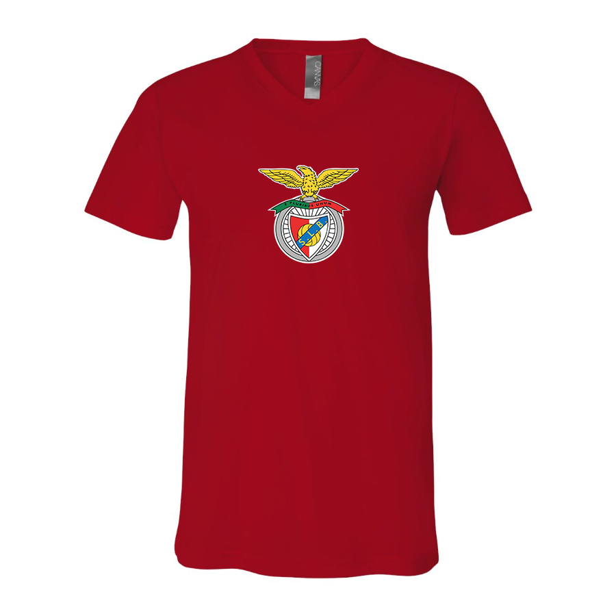 Men’s SL Benfica FC - BELLA + CANVAS - Jersey V-Neck Tee - 3005