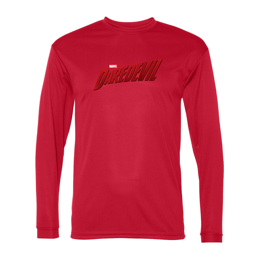 Men’s Daredevil Marvel-  Polyester Long Sleeve T-Shirt