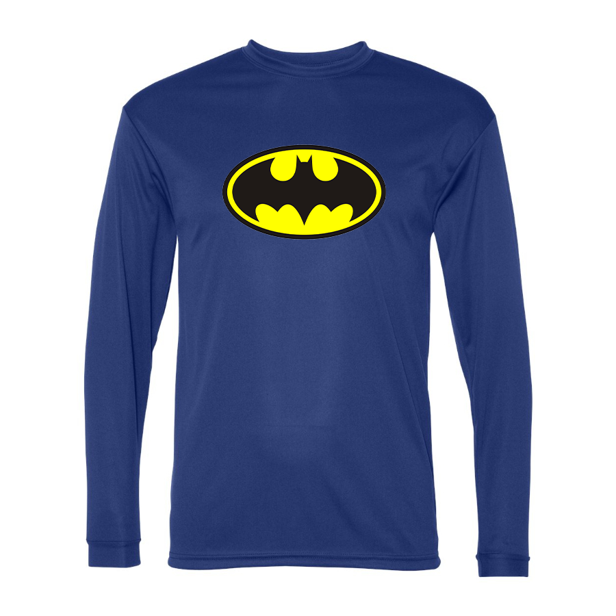 Men’s DC Comics Batman-  Polyester Long Sleeve T-Shirt