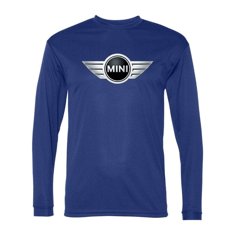 Men's Mini Cooper Car NEW -  Polyester Long Sleeve T-Shirt