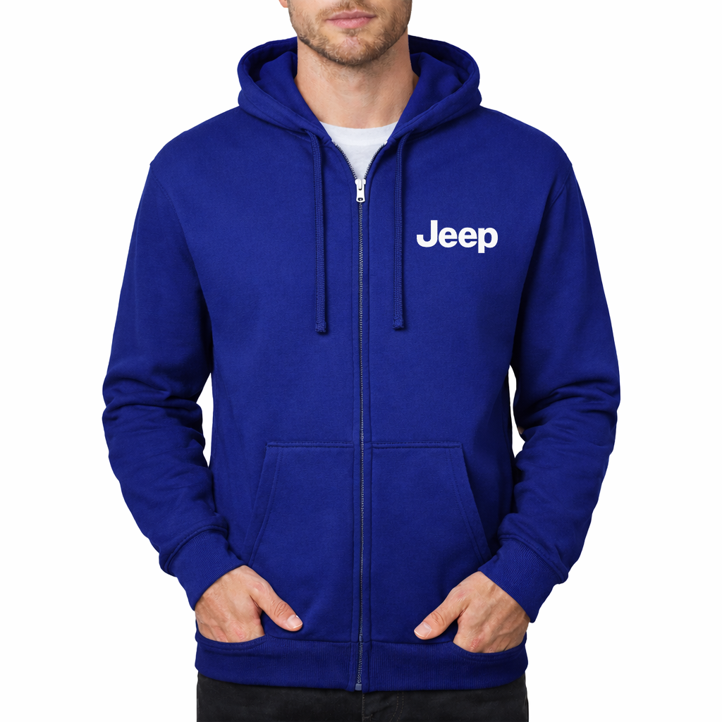 Men’s Jeep Car Zipper Hoodie