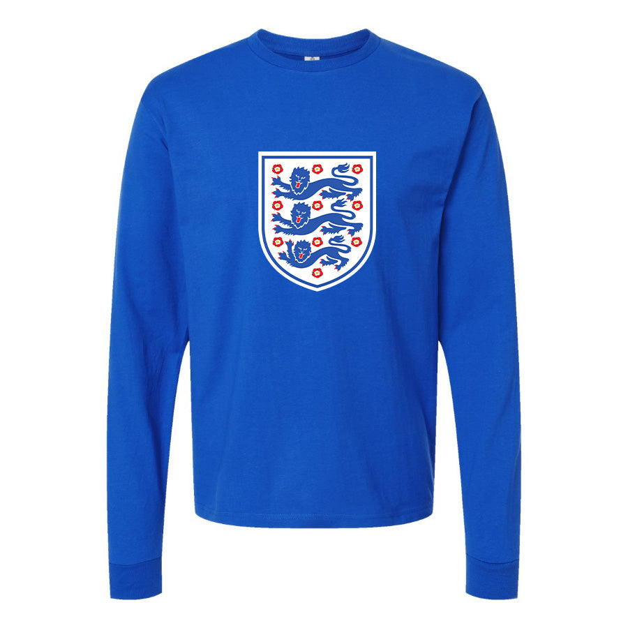 Youth Kids England National Football Team Long Sleeve T-Shirt