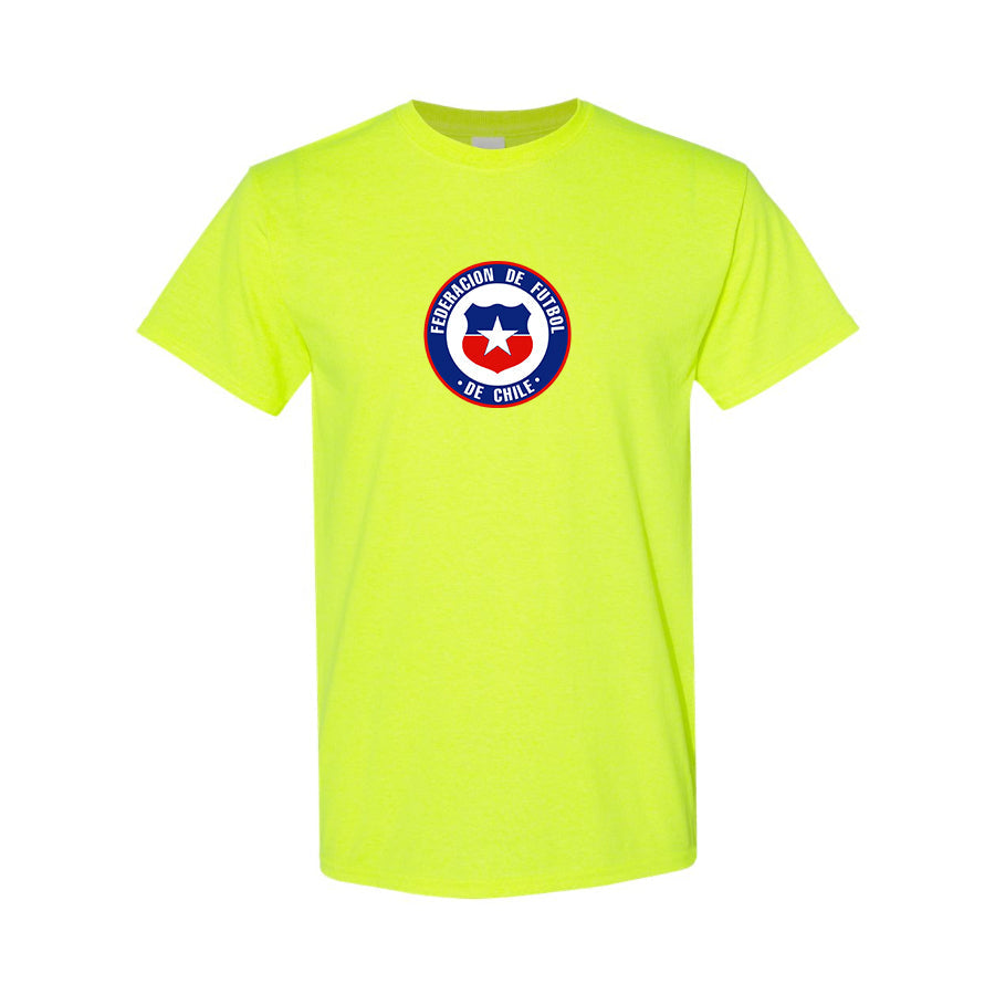 Youth Kids Chile National Soccer Team  Cotton T-Shirt