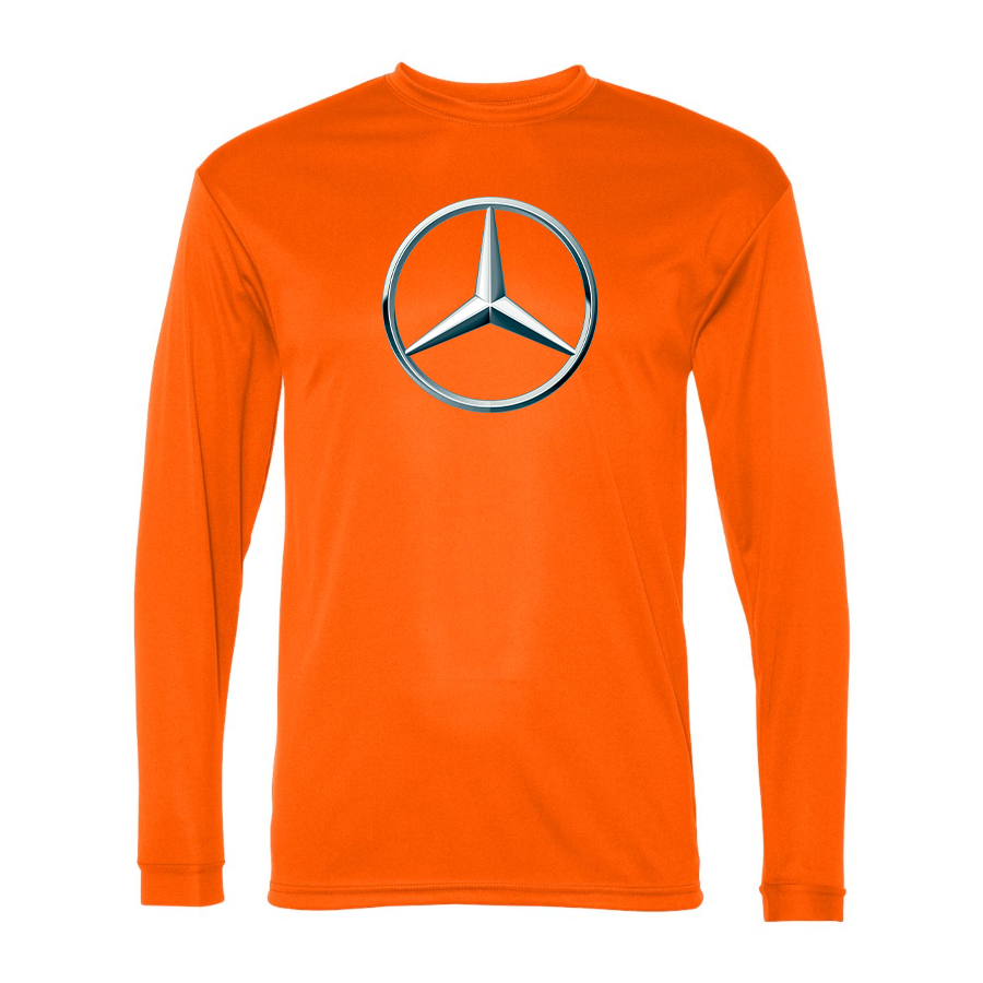 Men's Mercedes-Benz Car NEW -  Polyester Long Sleeve T-Shirt