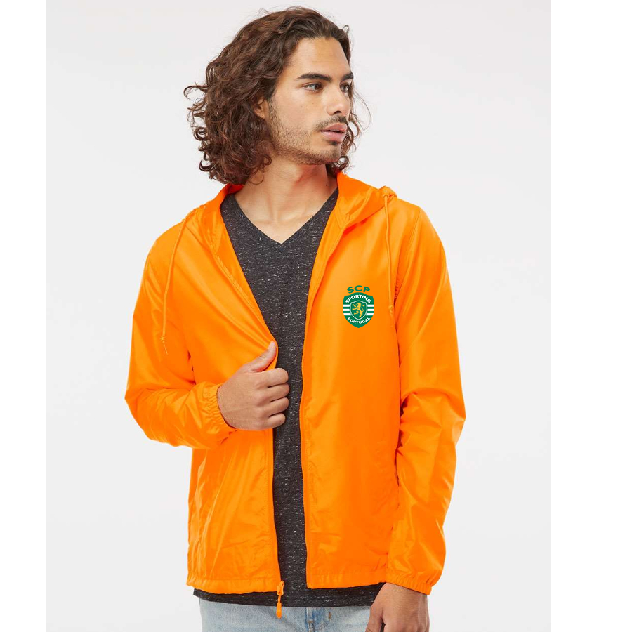 Men’s Sporting CP FC - Independent Trading Co. - Lightweight Windbreaker Full-Zip Jacket - EXP54LWZ