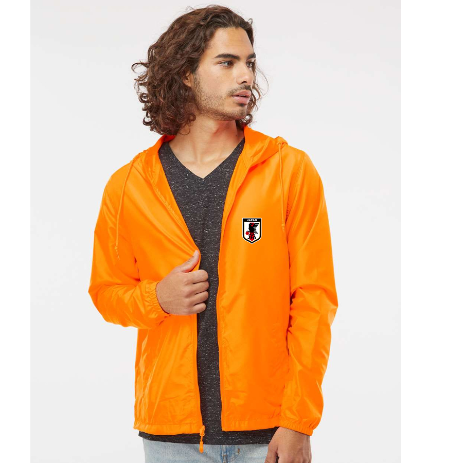 Men’s Japan National Soccer Team - Independent Trading Co. - Lightweight Windbreaker Full-Zip Jacket - EXP54LWZ