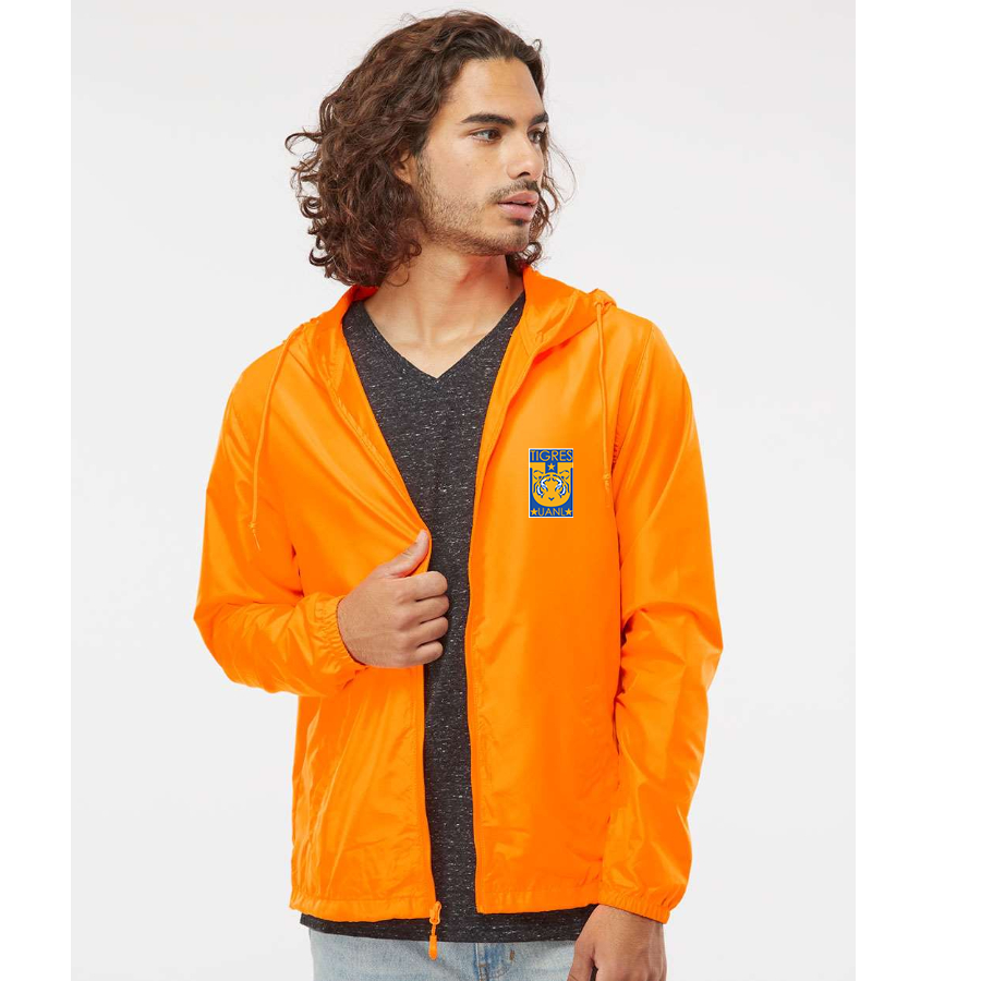 Men’s Tigres UANL FC - Independent Trading Co. - Lightweight Windbreaker Full-Zip Jacket - EXP54LWZ