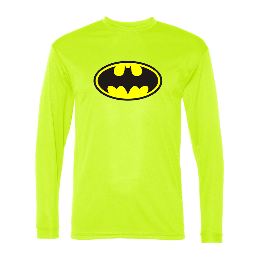 Men’s DC Comics Batman-  Polyester Long Sleeve T-Shirt