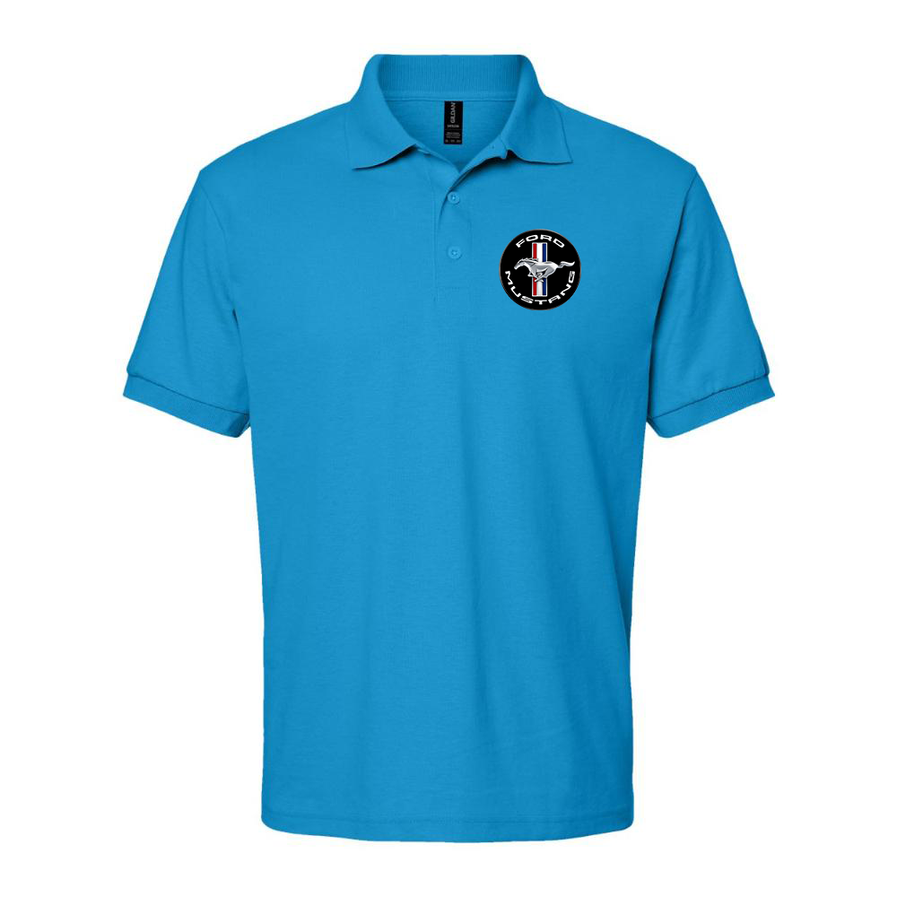Men’s Ford Mustang Motorsport Car Dry Blend Polo
