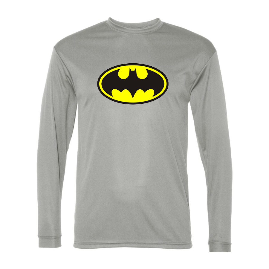 Men’s DC Comics Batman-  Polyester Long Sleeve T-Shirt