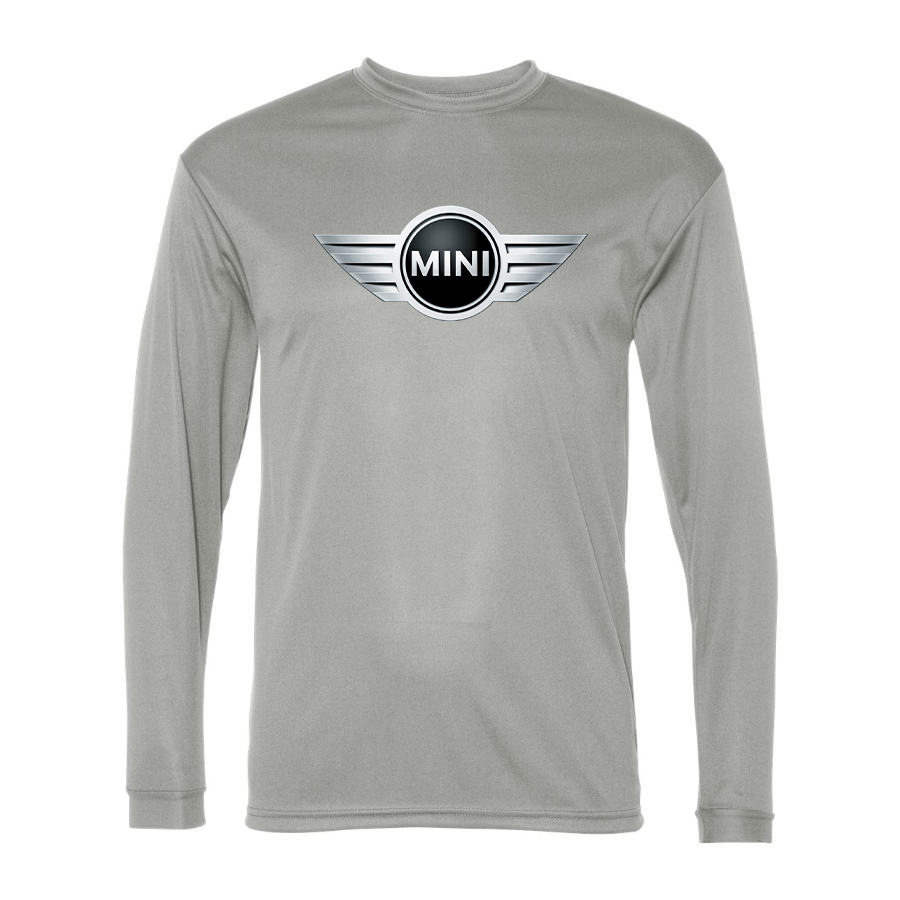 Men's Mini Cooper Car NEW -  Polyester Long Sleeve T-Shirt