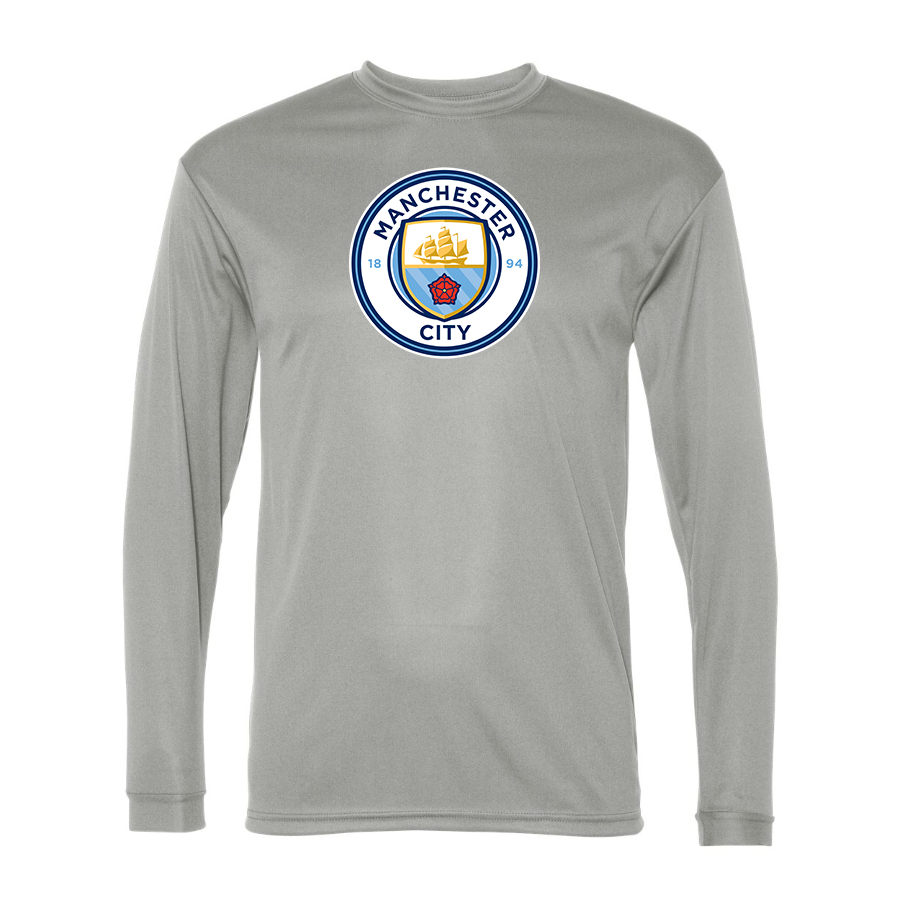 Men’s Manchester City Soccer - C2 Sport - Performance Long Sleeve T-Shirt - 5104