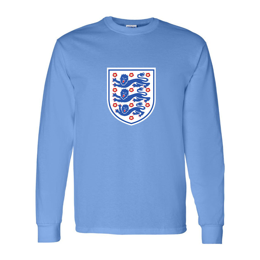 Youth Kids England National Football Team Long Sleeve T-Shirt