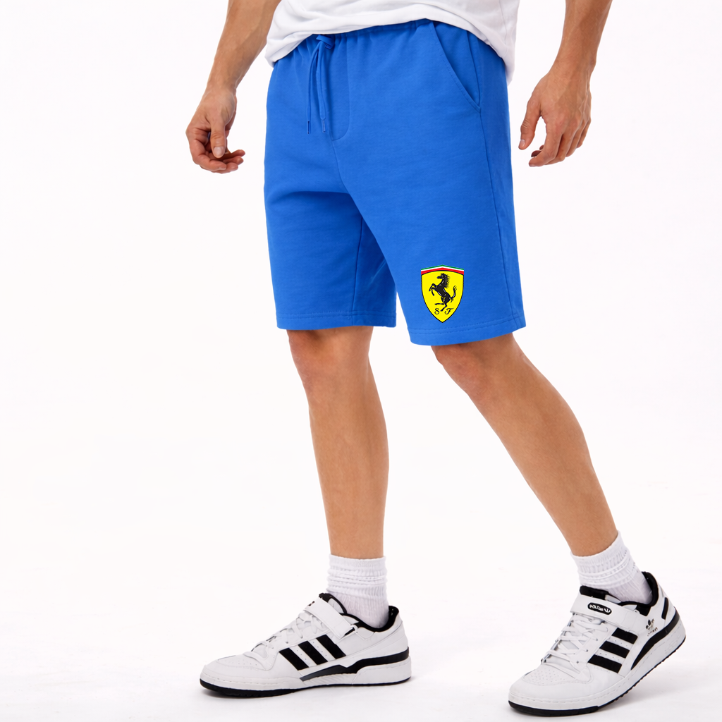 Men’s Ferrari Motorsport Car Athletic Fleece Shorts