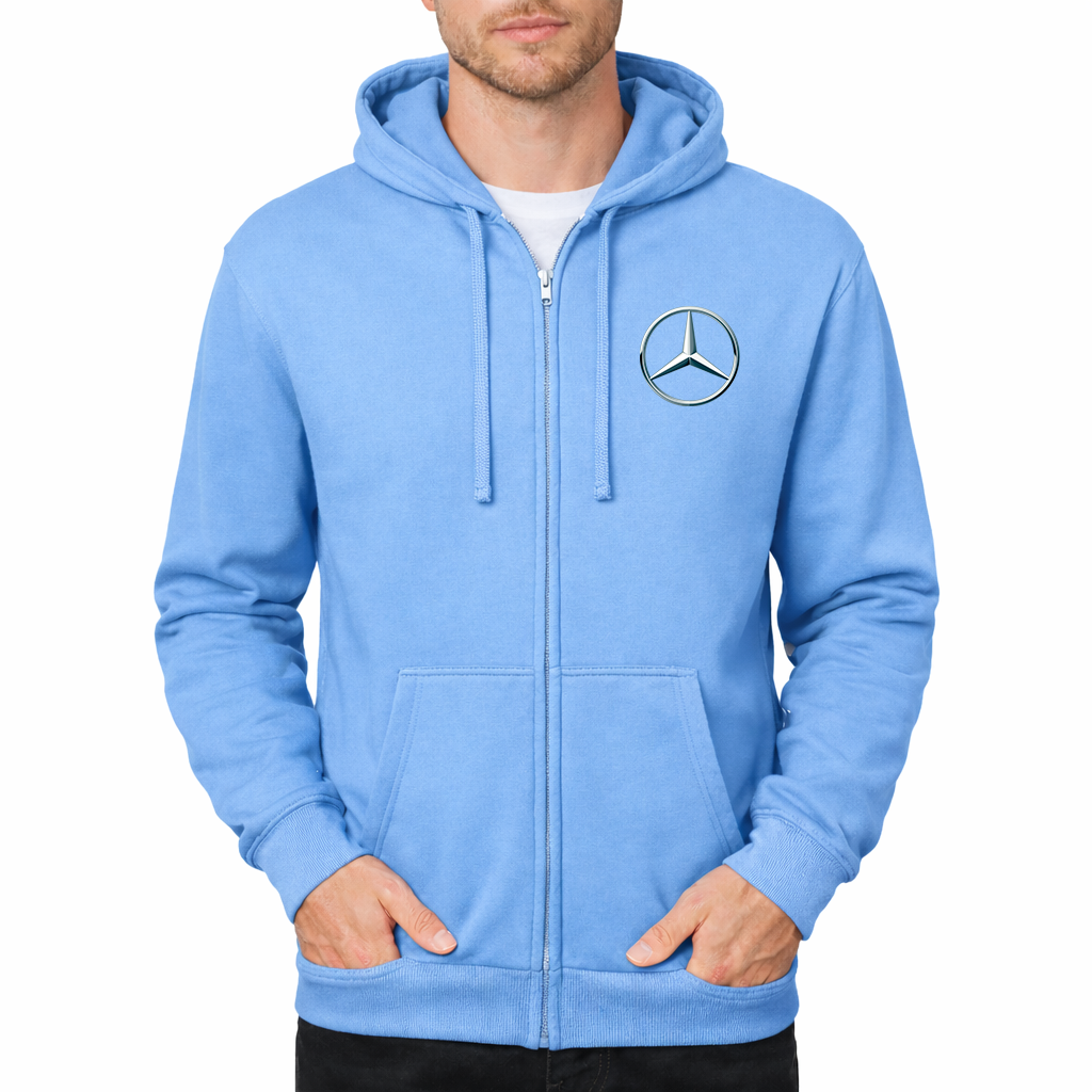 Men's Mercedes-Benz New Car Zipper Hoodie
