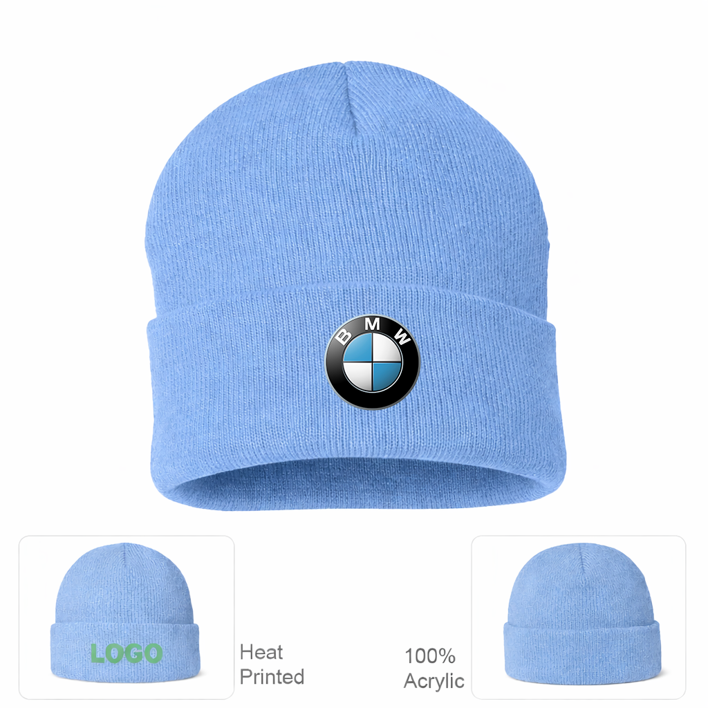 BMW Motorsports Car Cuffed Beanie Hat