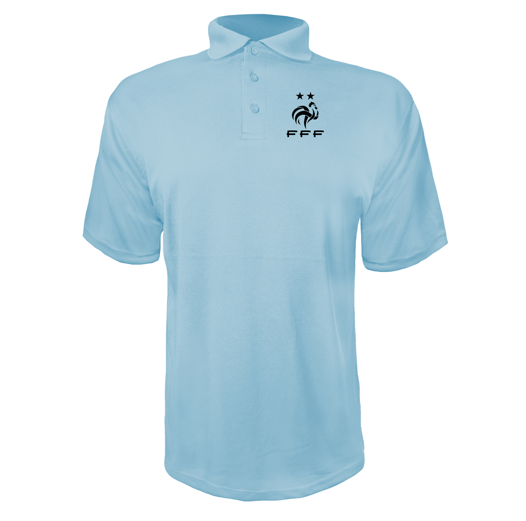 Men's France Soccer Polyester Polo