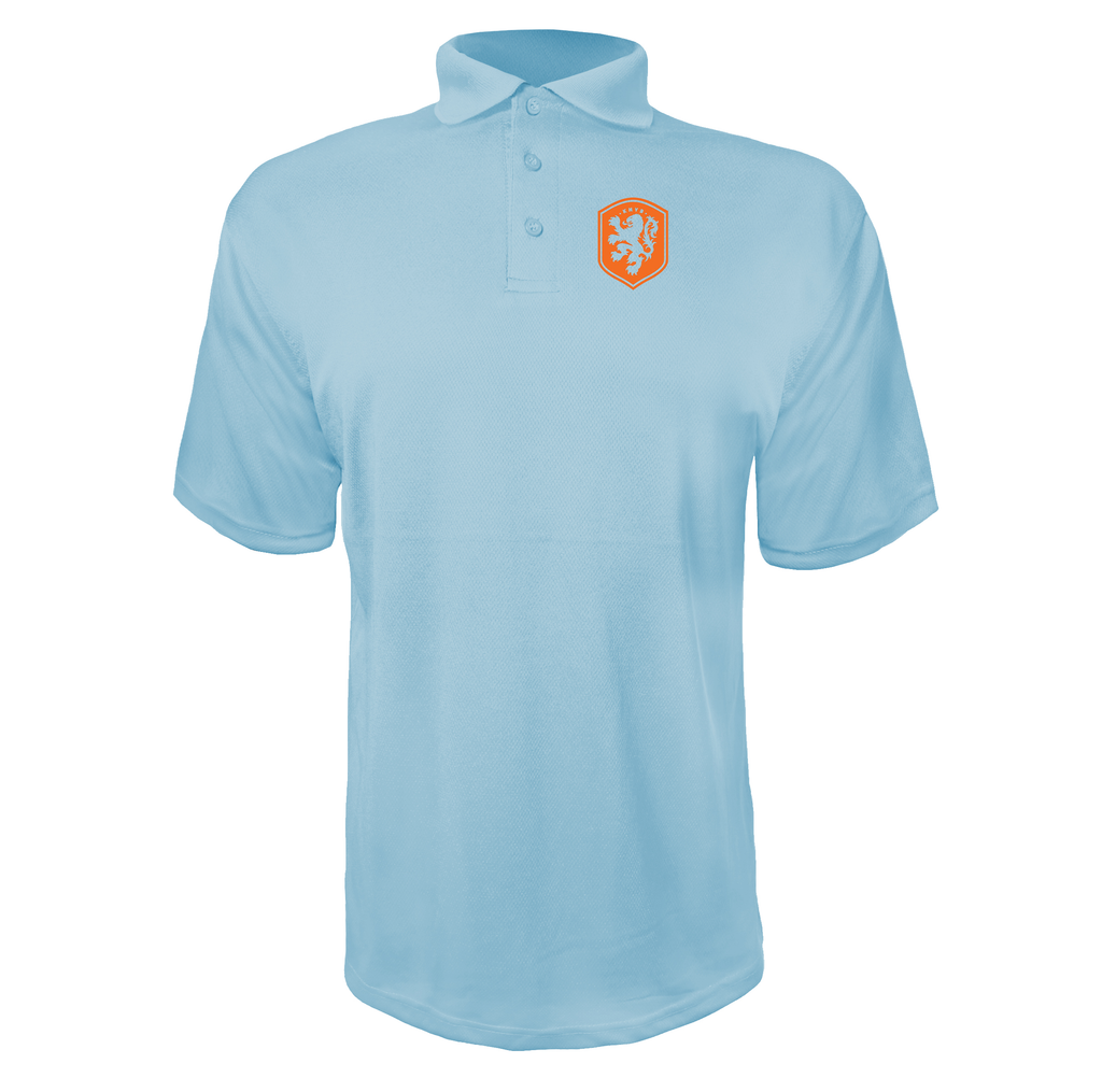 Men's Netherlands National Soccer Team Polyester Polo