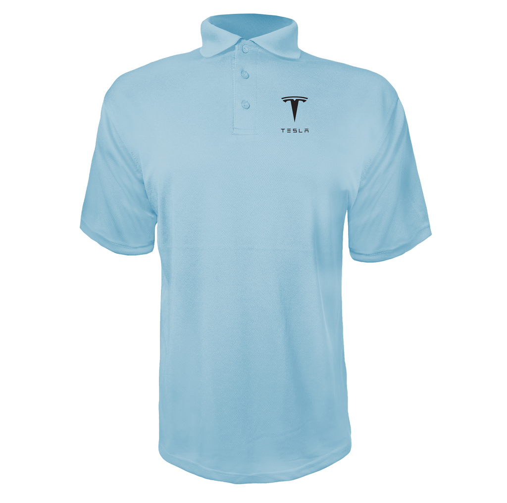 Men’s Tesla Motorsports Car Polyester Polo