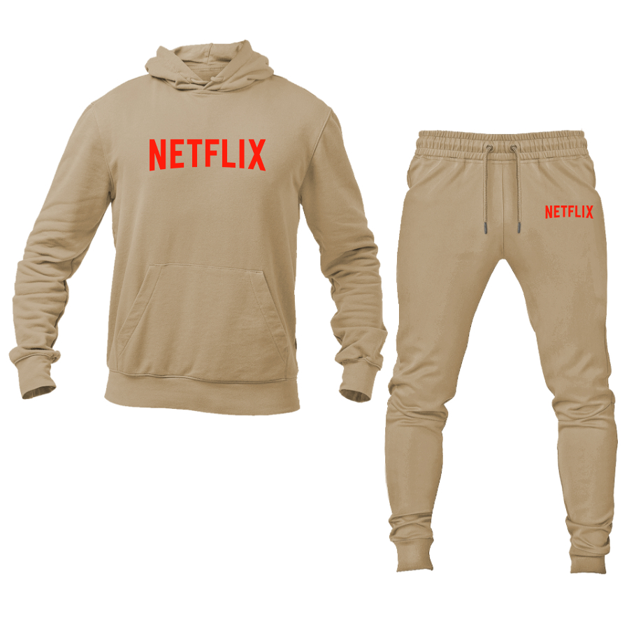 Men's Netflix Movie Show Hoodie Joggers Set