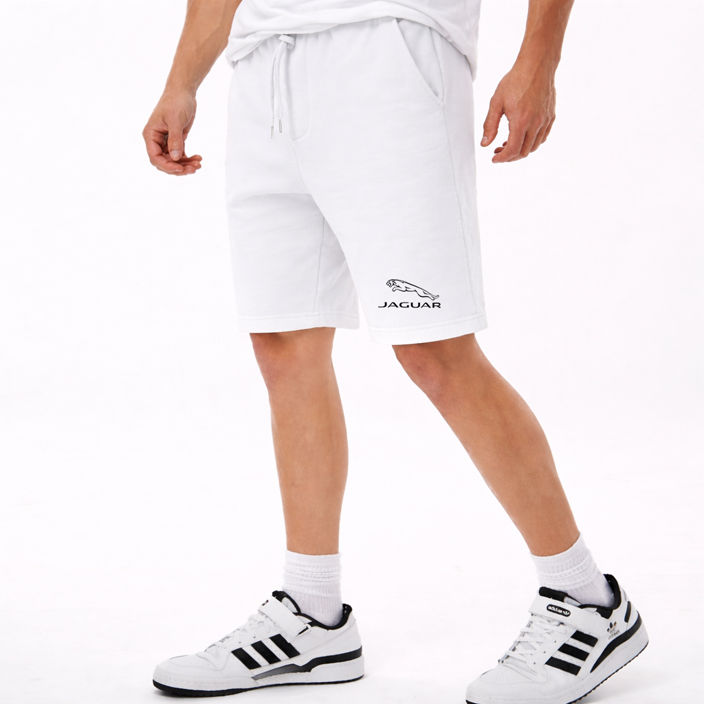 Men's Jaguar Car Symbol Athletic Fleece Shorts