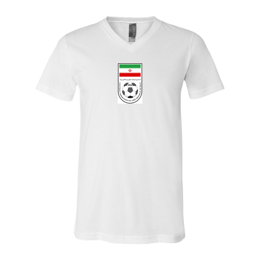 Men’s Iran National Soccer Team - BELLA + CANVAS - Jersey V-Neck Tee - 3005