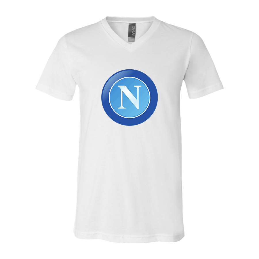 Men’s  Napoli FC  - BELLA + CANVAS - Jersey V-Neck Tee - 3005