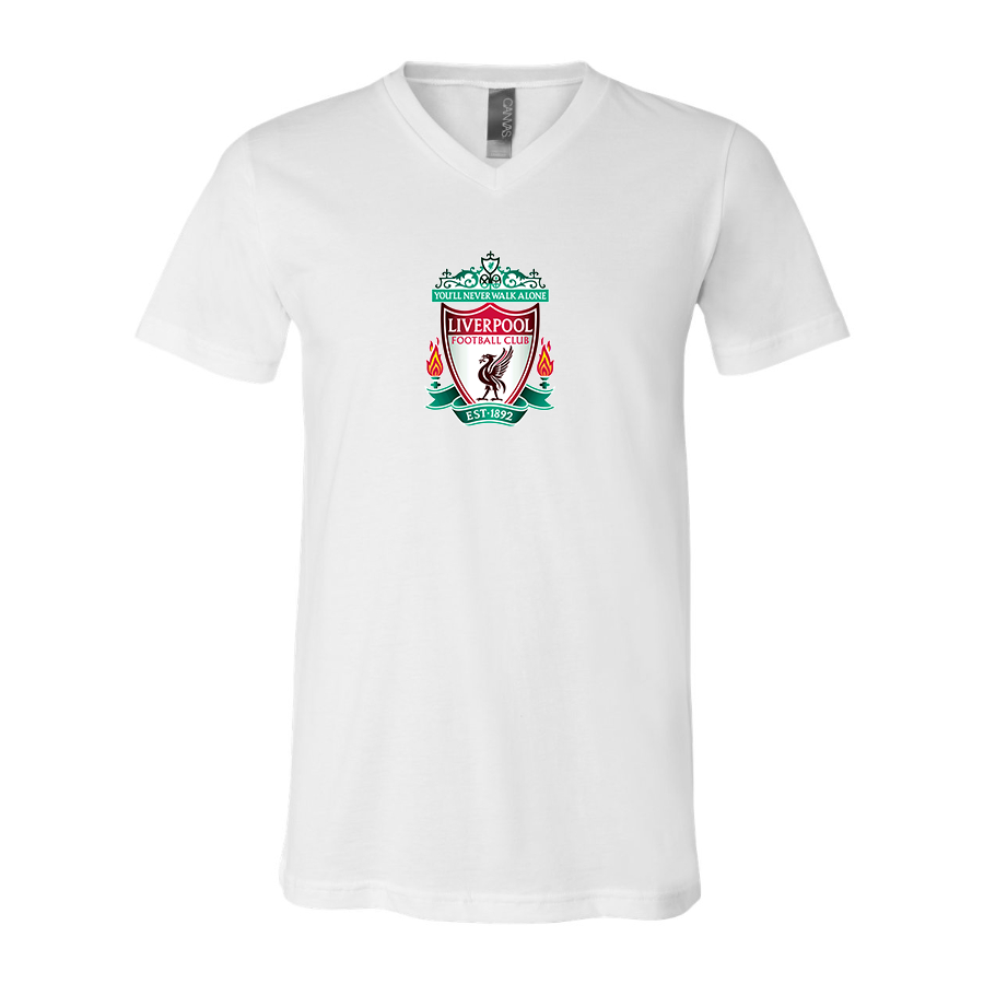 Men’s Liverpool Football Club Est.1892- BELLA + CANVAS - Jersey V-Neck Tee - 3005