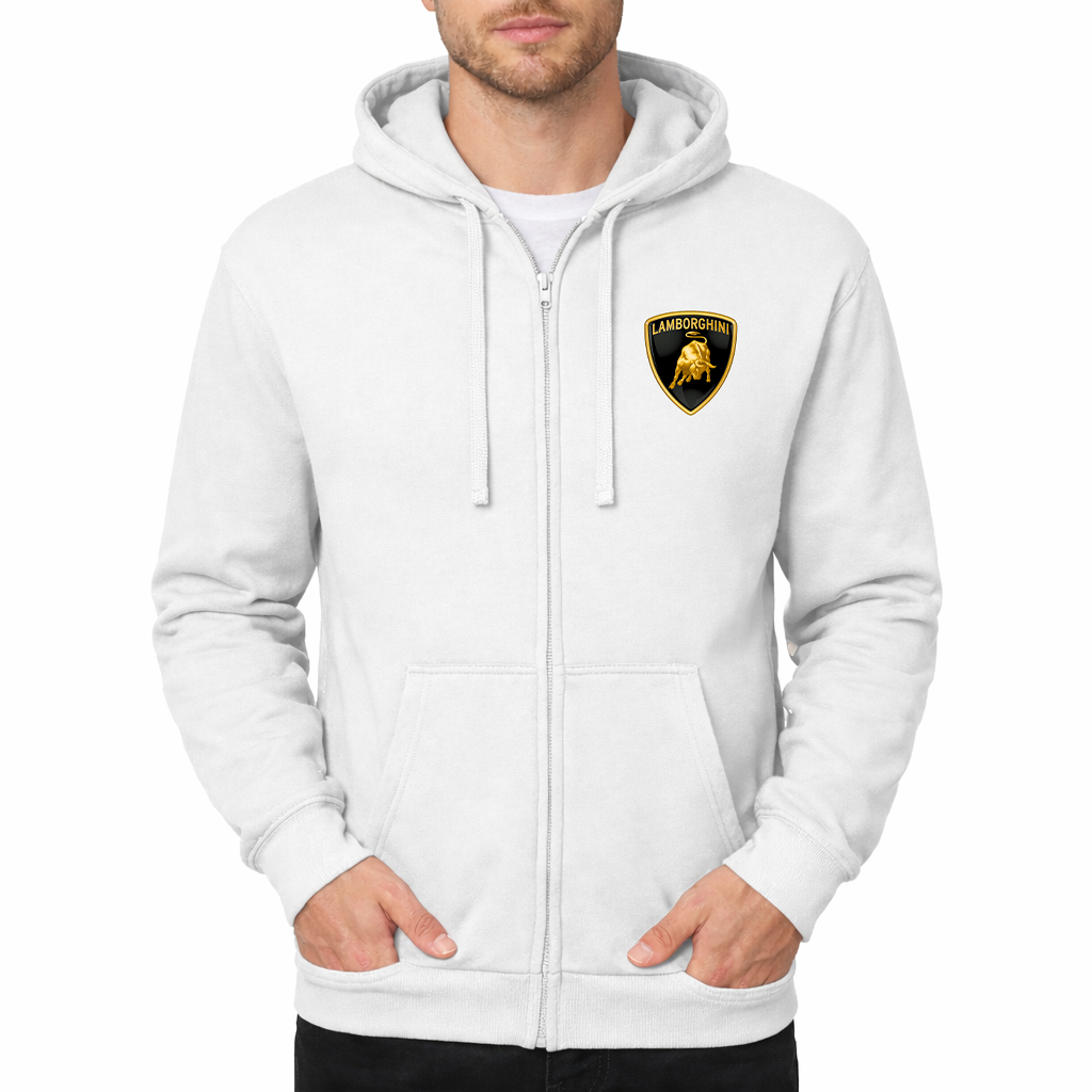 Men’s Lamborghini Car Zipper Hoodie