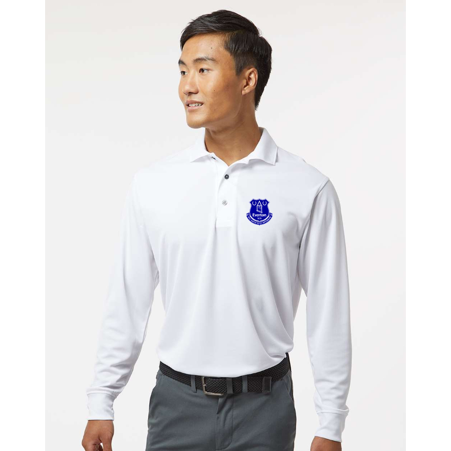 Men's  Everton FC  - Paragon - Prescott Long Sleeve Polo - 110