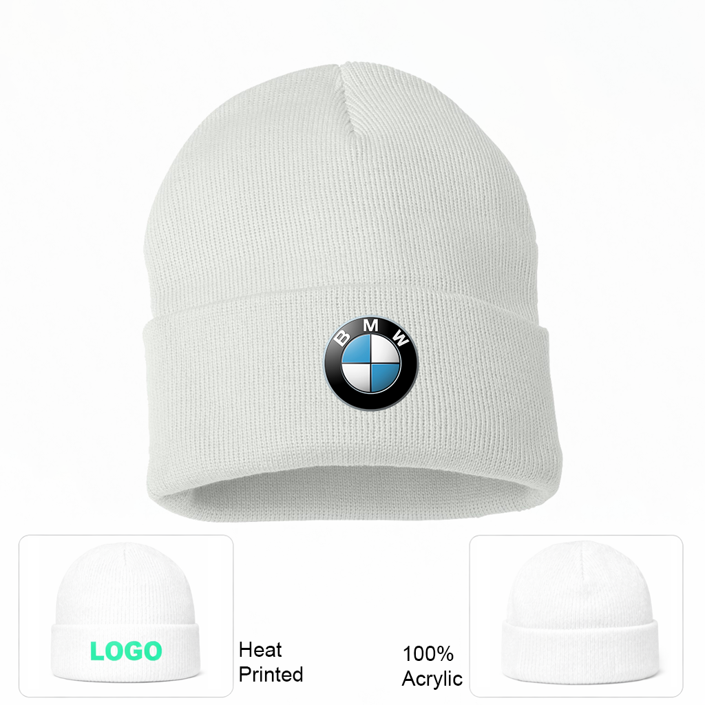 BMW Motorsports Car Cuffed Beanie Hat