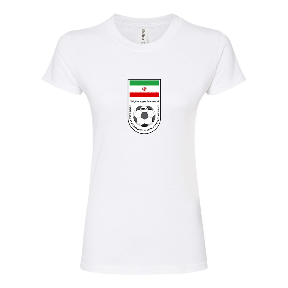 Women’s Iran National Soccer Team Round Neck T-Shirt