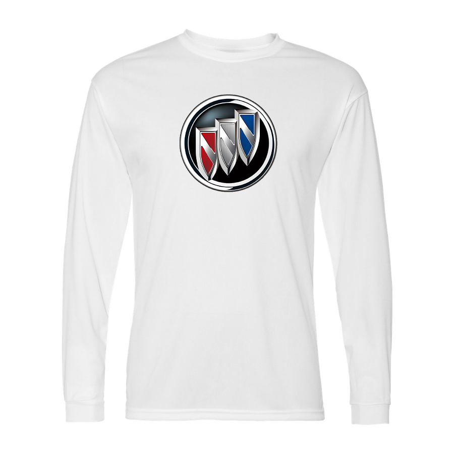 Men's Buick Car -  Polyester Long Sleeve T-Shirt