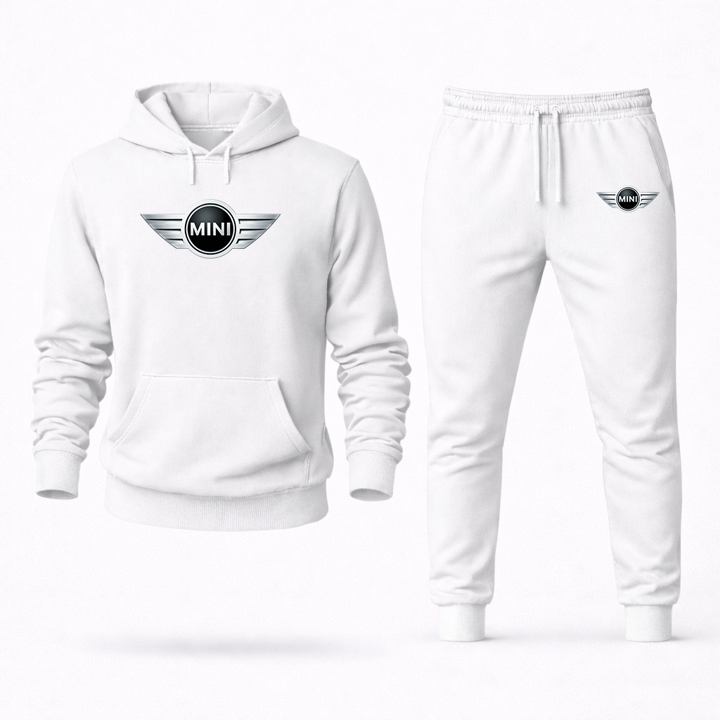 Men's Mini Cooper Car Hoodie Joggers Set