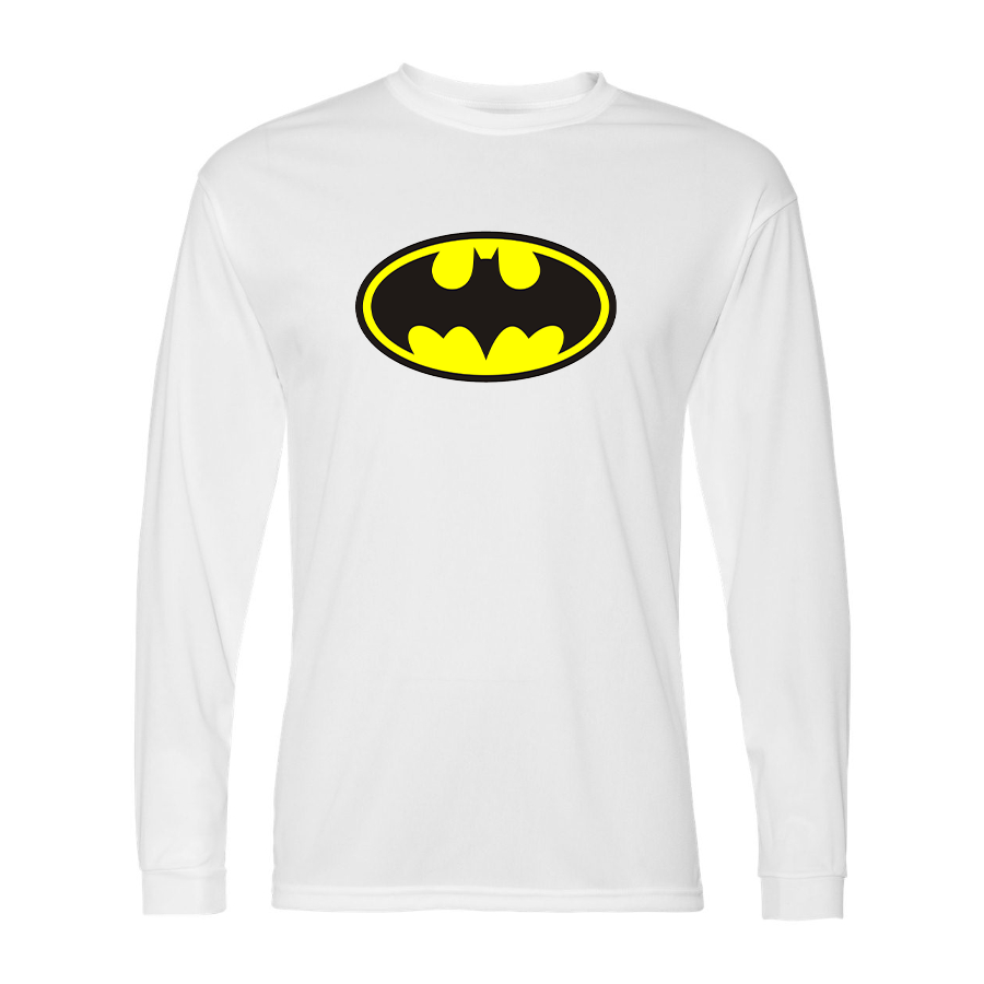 Men’s DC Comics Batman-  Polyester Long Sleeve T-Shirt