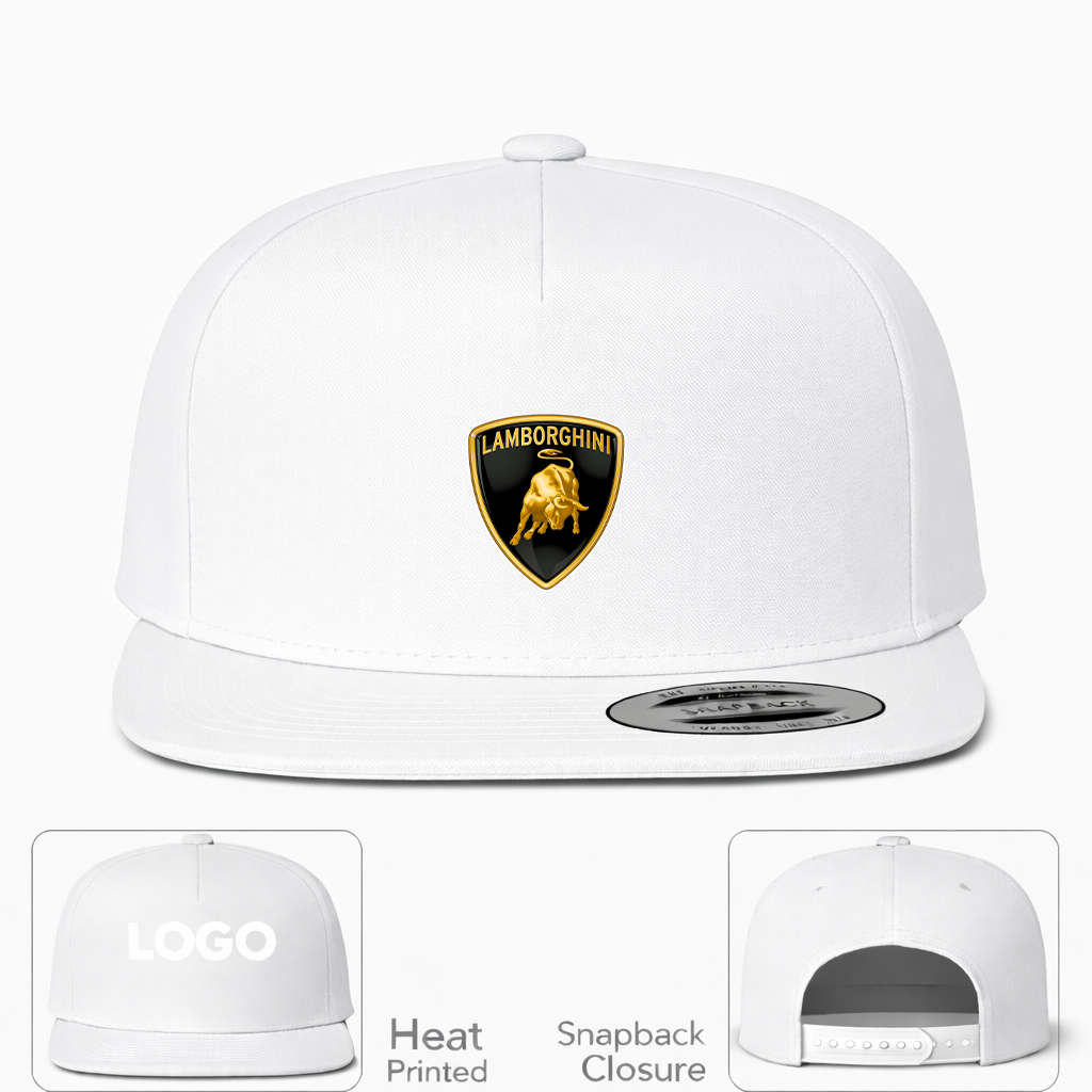 Lamborghini Car Snapback Hat