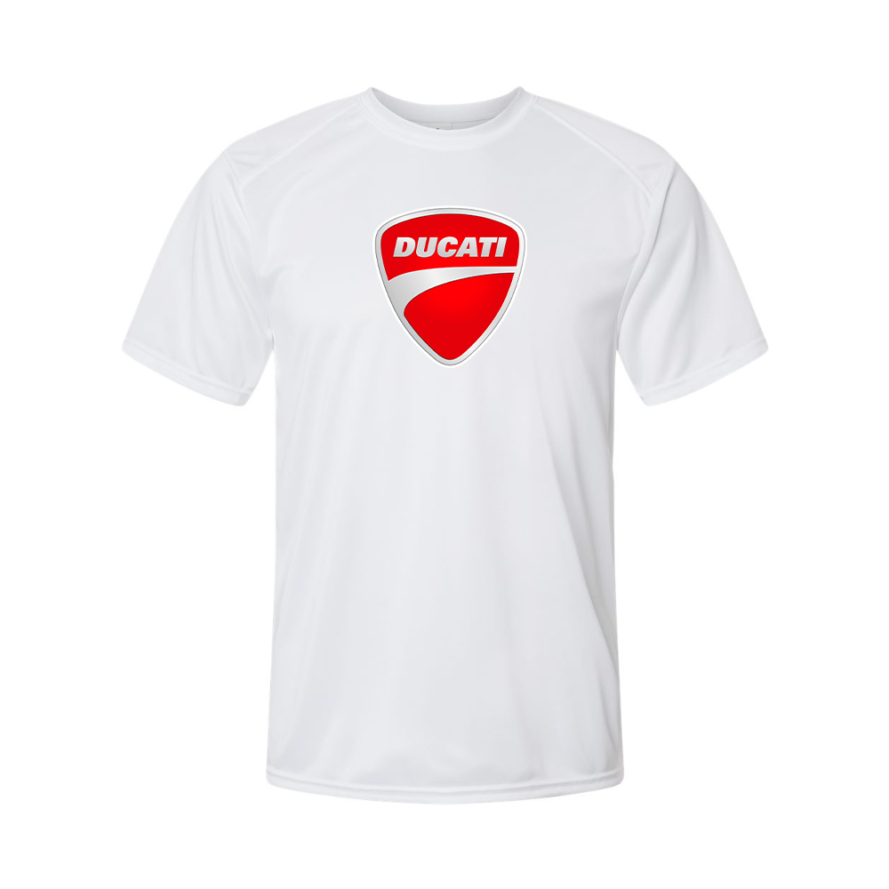 Youth Kids Ducati Motorcycle Polyester T-Shirt