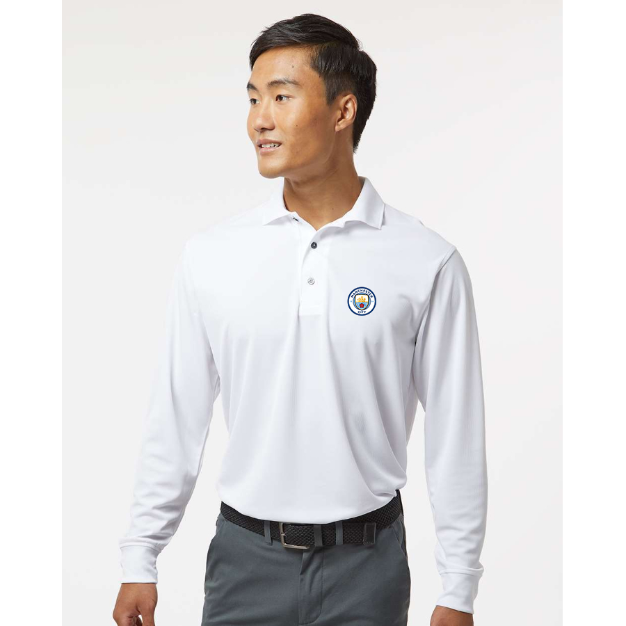 Men's  Manchester City Soccer  - Paragon - Prescott Long Sleeve Polo - 110
