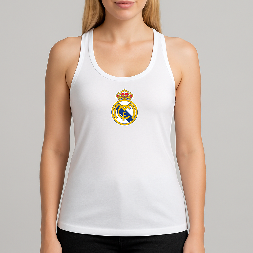 Women's Real Madrid Soccer Racerback Tank Top