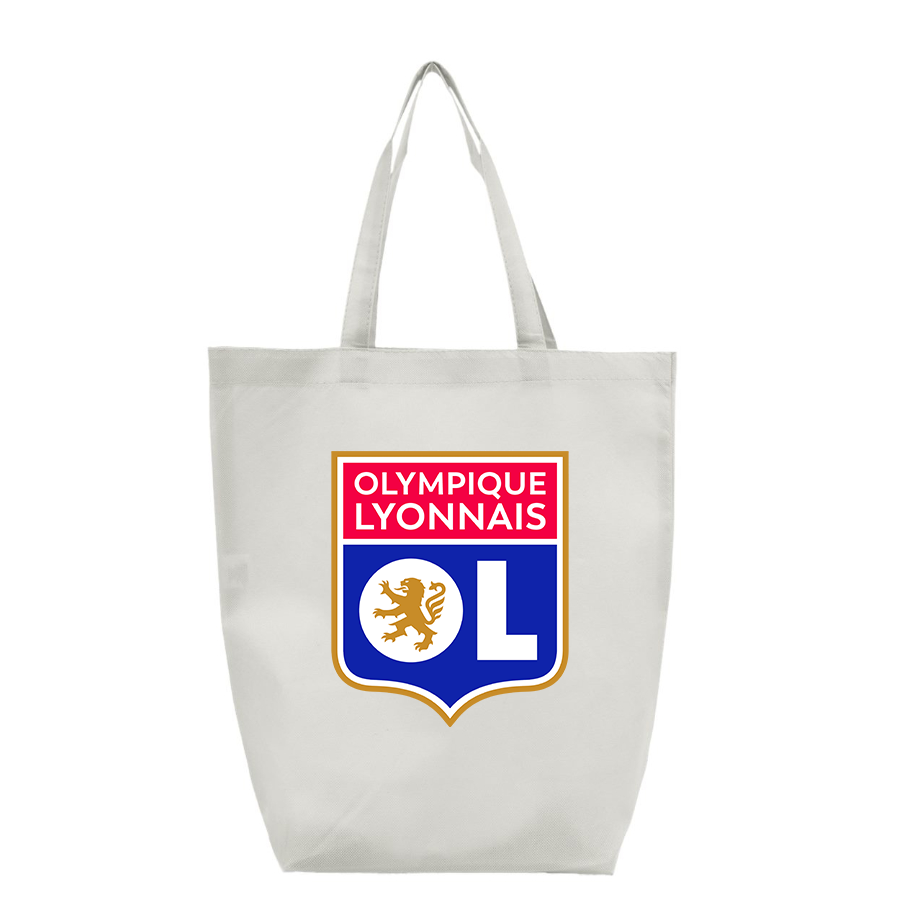 Olympique Lyonnais FC  -  Q-Tees - Non-Woven Gusset Bottom Tote - Q1251
