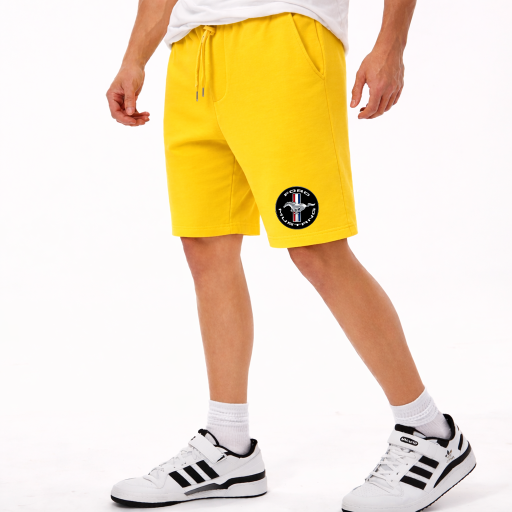 Men's Ford Mustang Motorsport Supercars Athletic Fleece Shorts