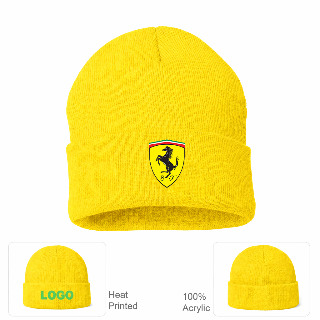 Ferrari Motorsport  Car Beanie Hat
