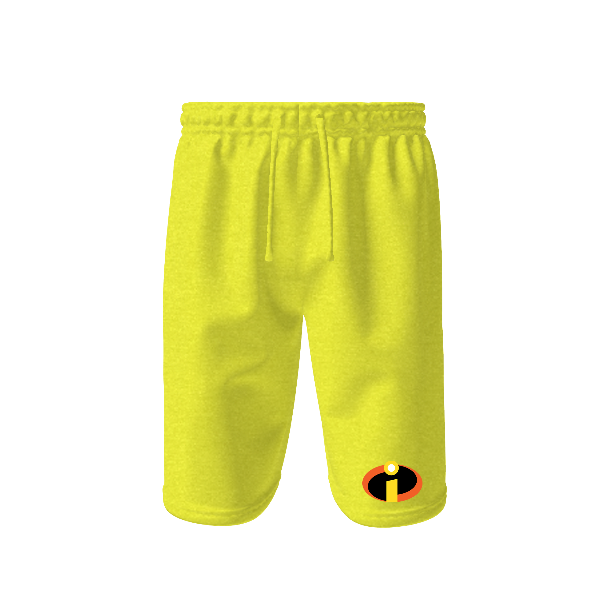 Men's The Incredibles Cartoon Athletic Fleece Shorts