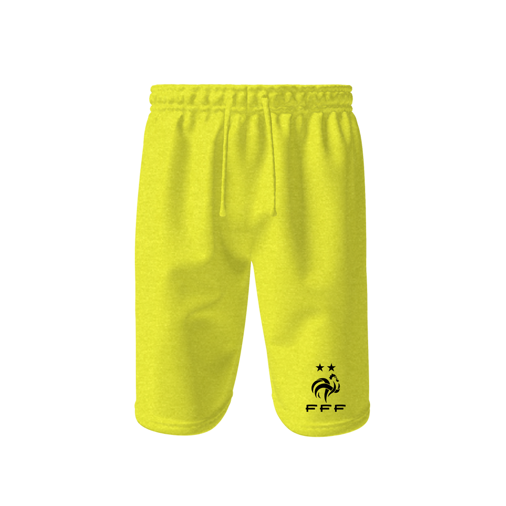Men's France Soccer Athletic Fleece Shorts